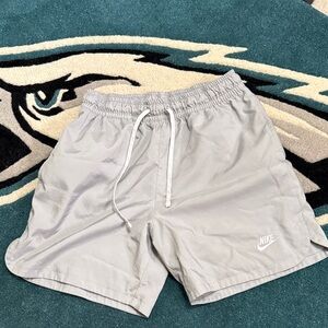Nike Light Gray Sports Shorts